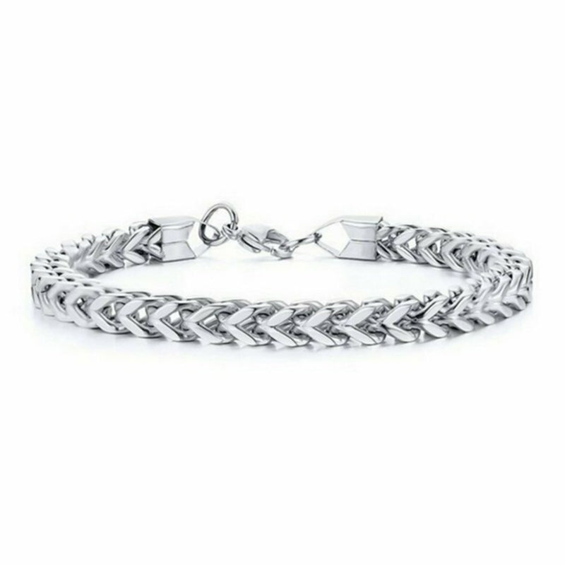 Men's Stainless Steel Chain Bracelet