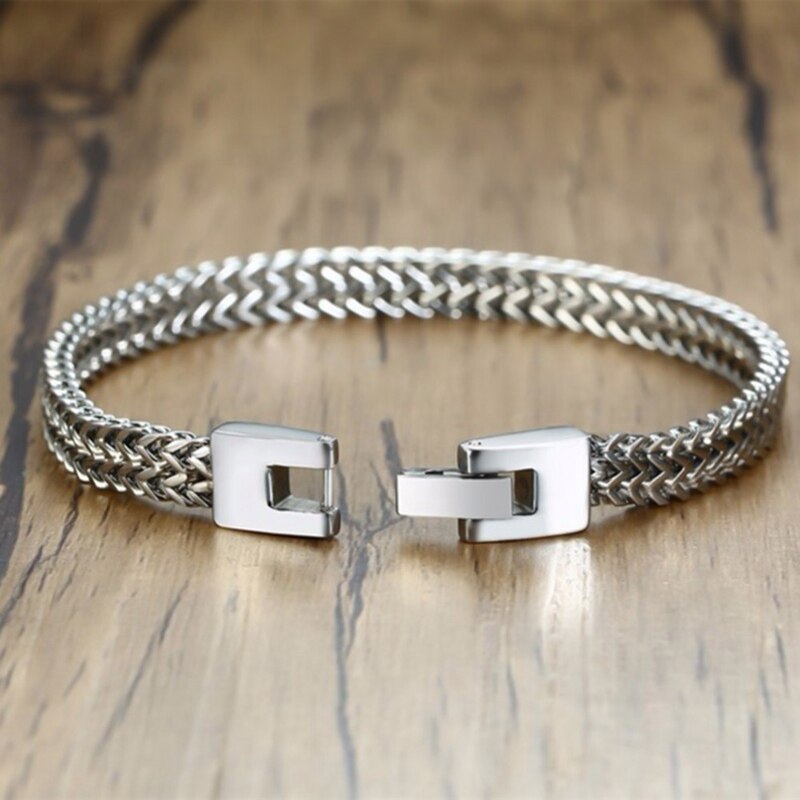 Men's Stainless Steel Chain Bracelet