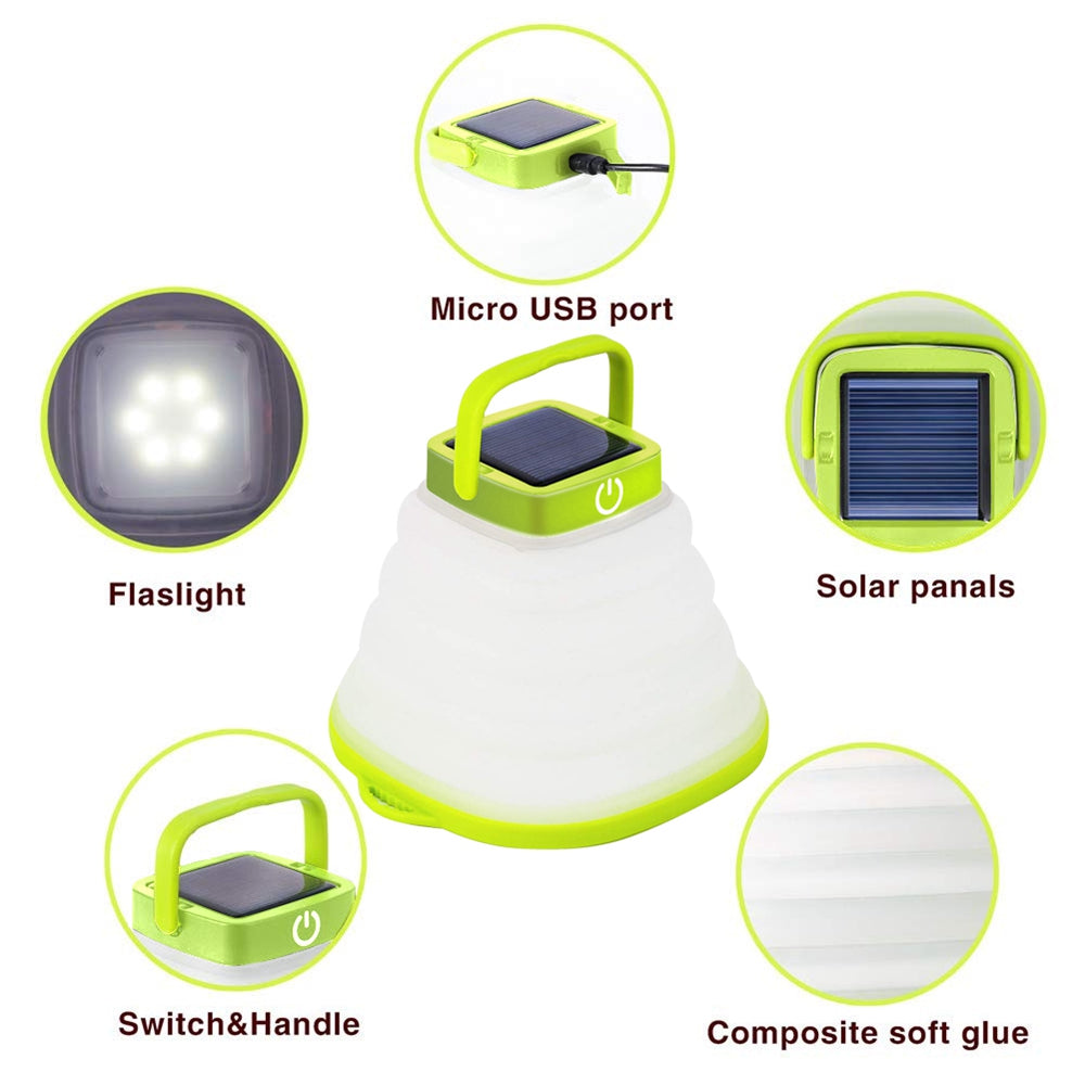 Collapsible Solar Camping Lantern