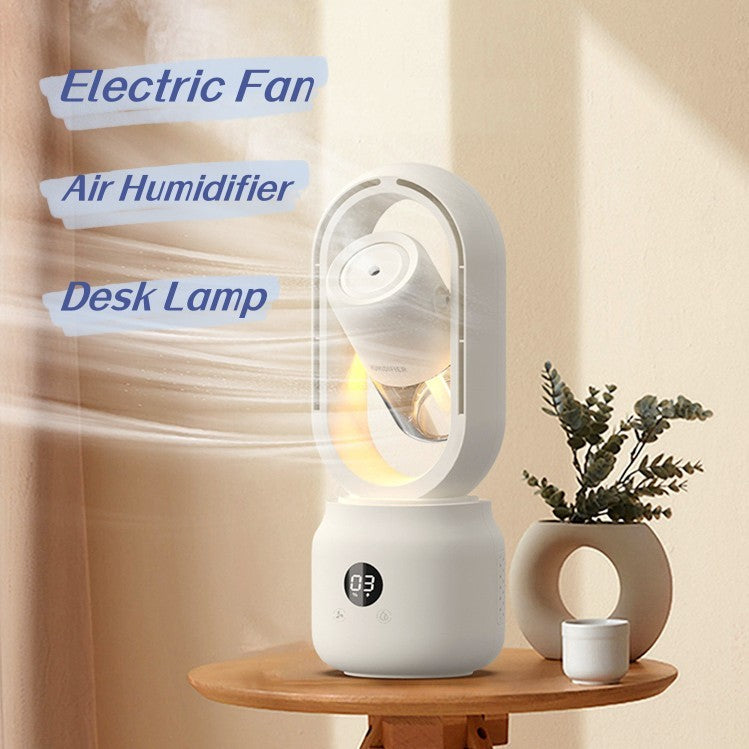 Bladeless fan humidifier 