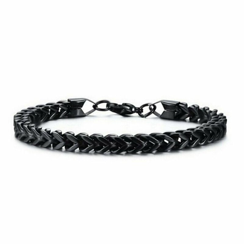 Men's Stainless Steel Chain Bracelet