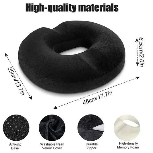 Premium Memory Foam Donut Cushion