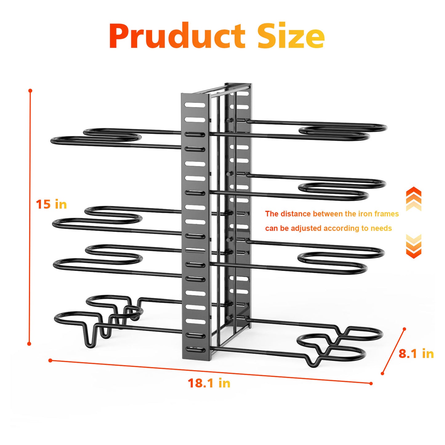 Pot and Pan Organizer - Pot Lid Holders