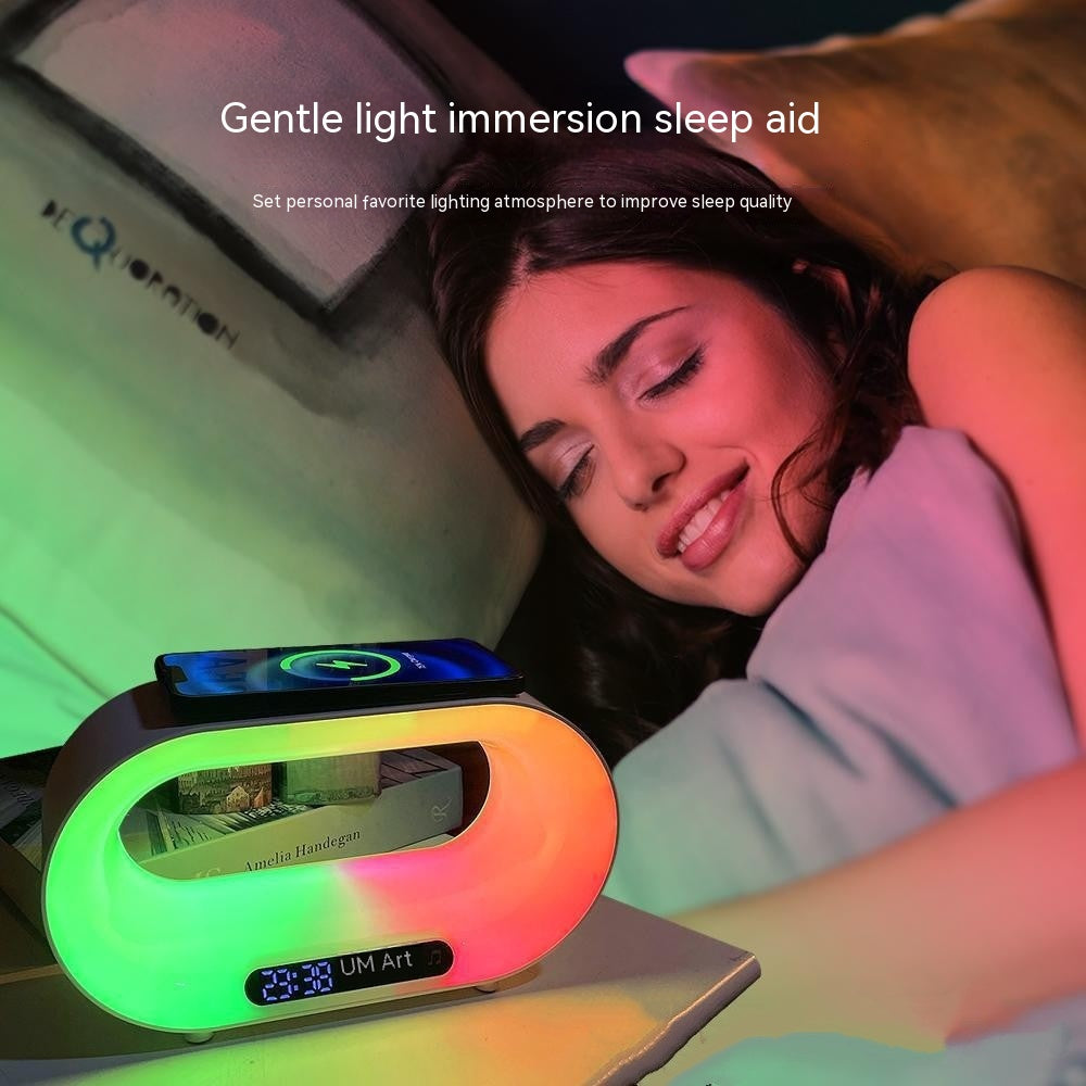 LED Night Light, Wireless Charger, Alarm, 3 in 1